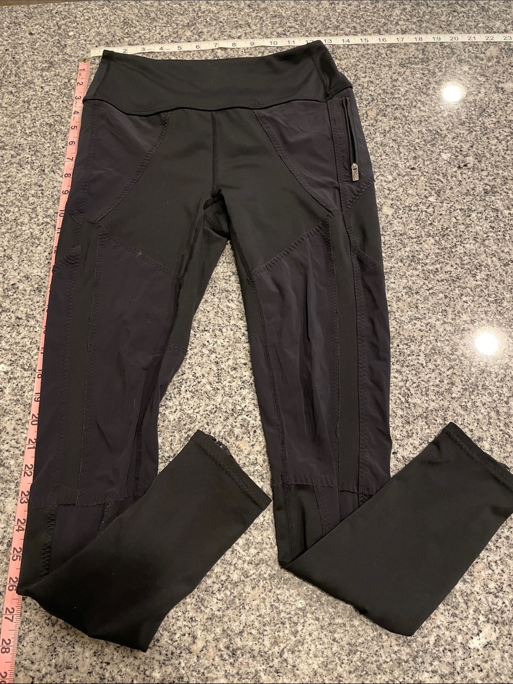 Free People Movement Athletic Leggings with Side Pocket and zip ankles
